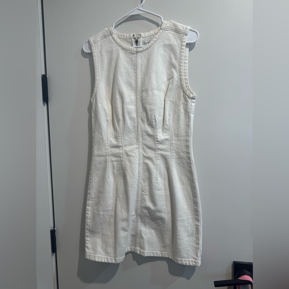 Abercrombie & Fitch Cream She’ll Mini Dress